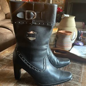 Harley Davidson Goth Punk Biker Boots